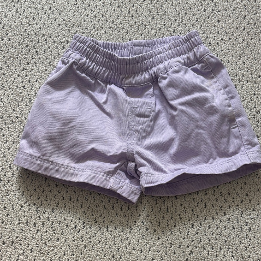 TBBC shorts 18-24M- Lavender Elastic Waist Shorts